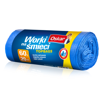 Worki na śmieci 60l '20 z taśmą oskar